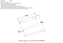 Светильник трековый магнитный Crystal Lux CLT 0.33 002 12W BL M3000K