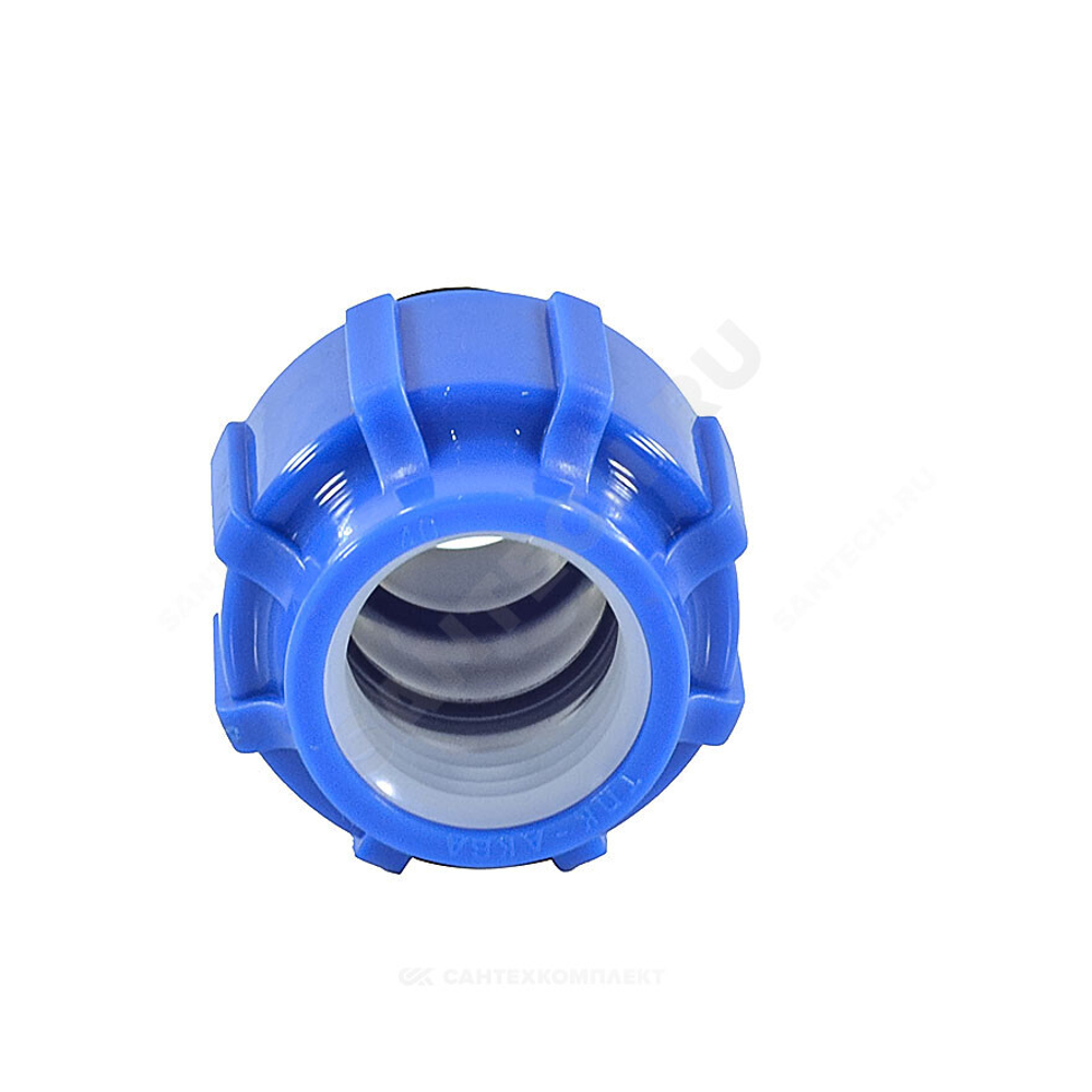 Муфта компрессионная ПЭ Дн 20х3/4" НР Ру16 ТПК-АКВА 53002034