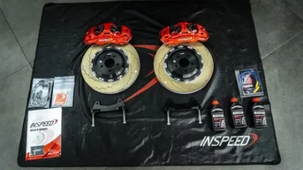 Усиленная тормозная система InSpeed Porsche Makan Порше макан Тормоза Суппорт диски Колодки