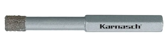 Коронка алмазная Karnasch Diamond Grit Ø5×30 мм, по стеклу и керамике, арт. 21.1510-005