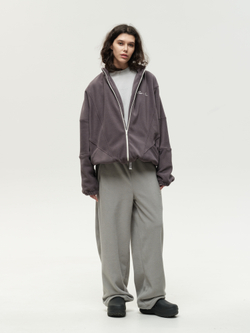 Zip-Up Sweatshirt Grey Excalibur