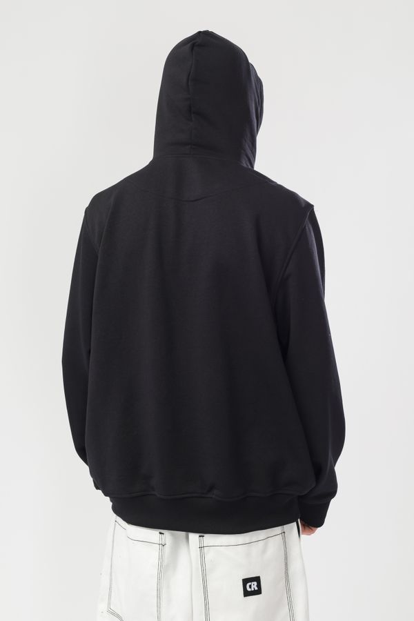 Худи Base Hoodie Wide Summer Logo R Антрацит/Белый принт CODERED - фото 2