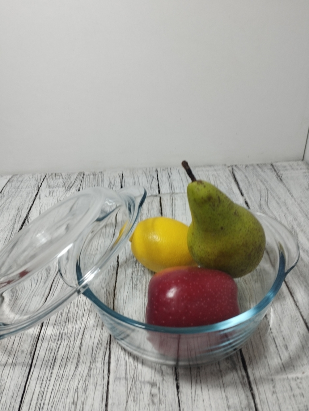 Кастрюля БОРКАМ круглая стекл кр 1,45л 59023