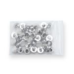 Пуговицы на ножке 16L=10 мм, (Silver (серебристый)), 36 шт