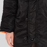 Парка Alpha Industries N-3B Slim Fit Black (Черная)