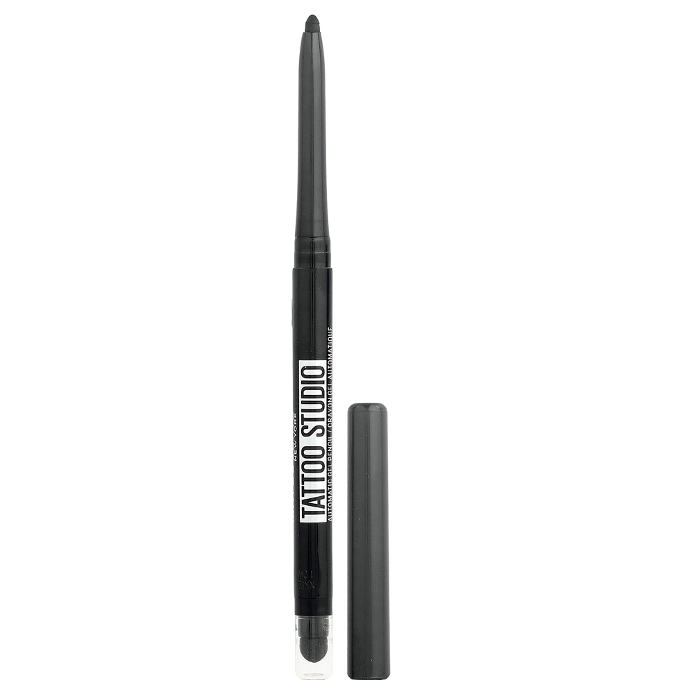 Maybelline, Nail Studio, автоматическая гелевая подводка для глаз, оттенок 010 какао-черный, 280 мг (0,01 унции)