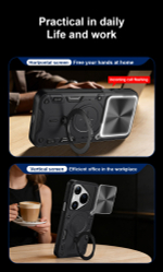 Чехол с кольцом Big Ring Case для Huawei Pura 90 Pro