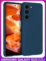 Мягкий Soft Touch чехол из силикона для SAMSUNG GALAXY S23 (не ULTRA / FE / PLUS!) с бархатной подкладкой