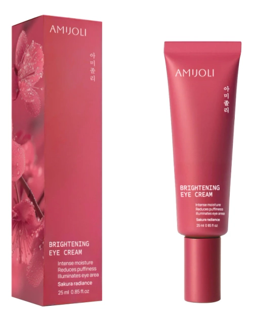 AMIJOLI Крем для области вокруг глаз с экстрактом сакуры для сияния кожи -Brightening Eye Cream Sakura Radiance,25мл