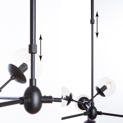 Светильник подвесной Arte Lamp Bolla A1664SP-12BK