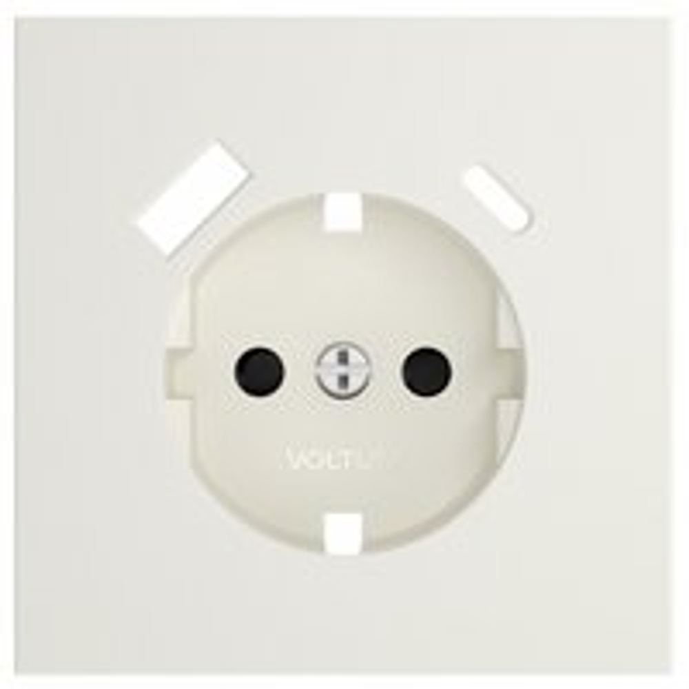 Накладка для розетки с заземлением и со шторками и 2хUSB type A и C Voltum S70 VLS001013