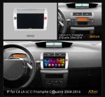 Магнитола для Citroen C4 2004-2011 - Kuberg QLed, Android 14, TS105, Быстрейшая, CarPlay, SIM-слот