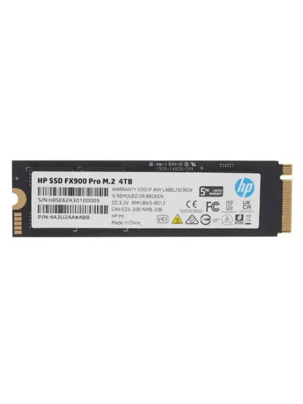 4 ТБ M.2 SSD накопитель FX900 Pro 4A3U2AA#AAB