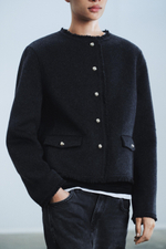 БЛЕЙЗЕР ИЗ СМЕСОВОЙ ШЕРСТИ — ZW COLLECTION — ZARA
