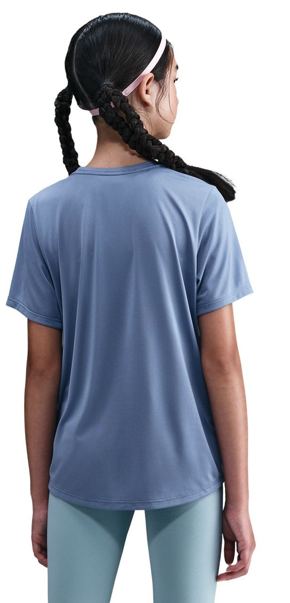 Футболка для мальчика теннисная Nike Kids One Fitted Dri-Fit Short Sleeve - world indigo/white