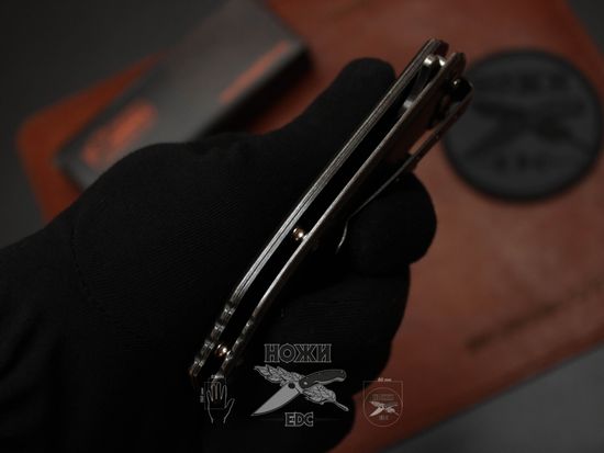 Cкладной нож VN P563 c клинком из стали 420, рукоять Stainless Steel