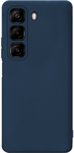 Мягкий Soft Touch чехол из силикона для INFINIX HOT 50 4G (не 5G / PRO!) с бархатной подкладкой