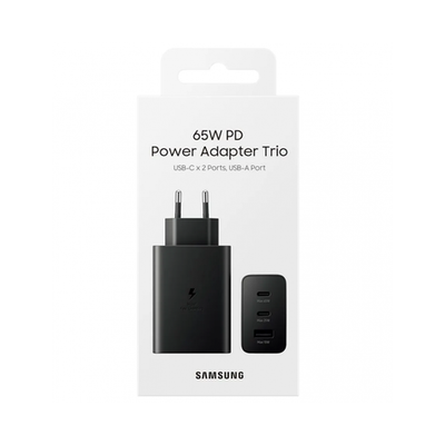 Блок Samsung Adapter Trio USB-C 2Ports EP-TA 855NB 65W