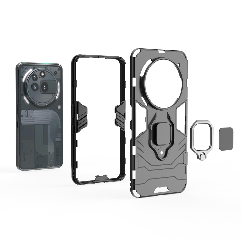 Противоударный чехол с кольцом Panther Case для Nothing Phone 3A Pro