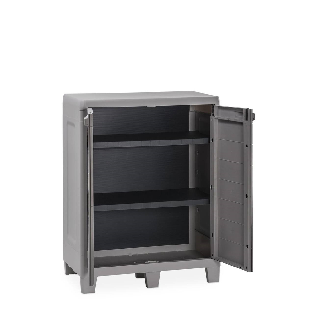 Уличная пластиковая тумба Toomax Woody's XL Grey