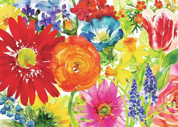 Puzzle Abundant Blooms 1000pc