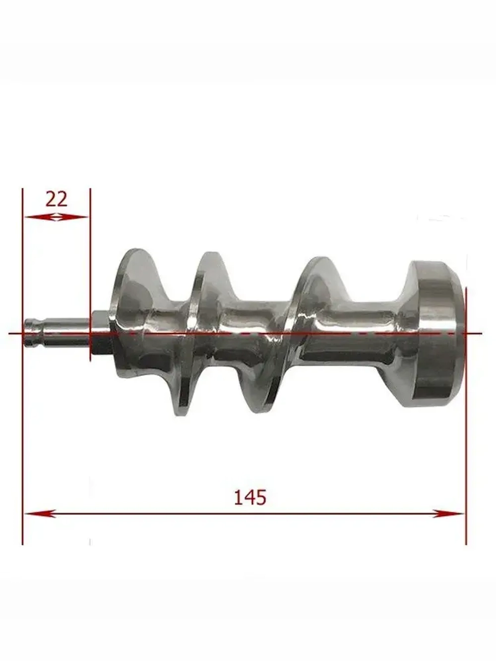 Шнек для мясорубки Crazy Pan CP-MM12C, CP-MM12S НЕРЖ