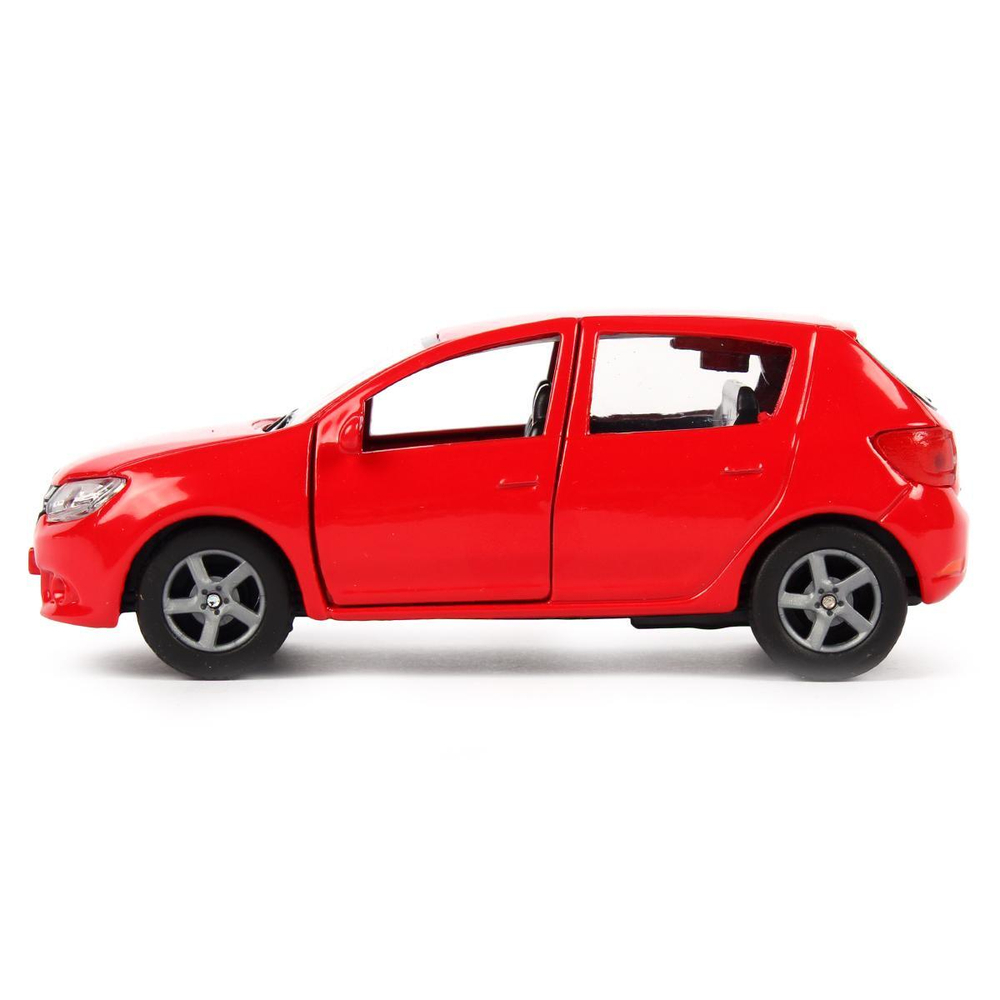 Модель ин. мет. "Renault Sandero" 12см, открыв.двери, красный, коробка SB-17-61-RS-N(RE)-WB (Технопарк)