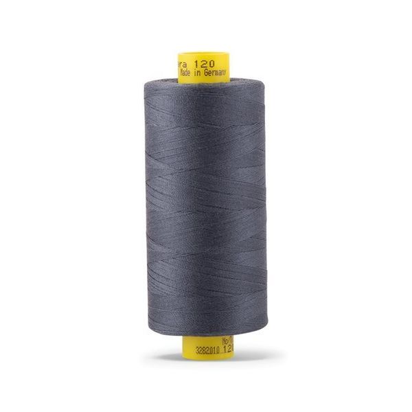 Нитка Gutermann Mara 120 (1000 метров), 1 кат., универсальная | 093 аспидно-серый