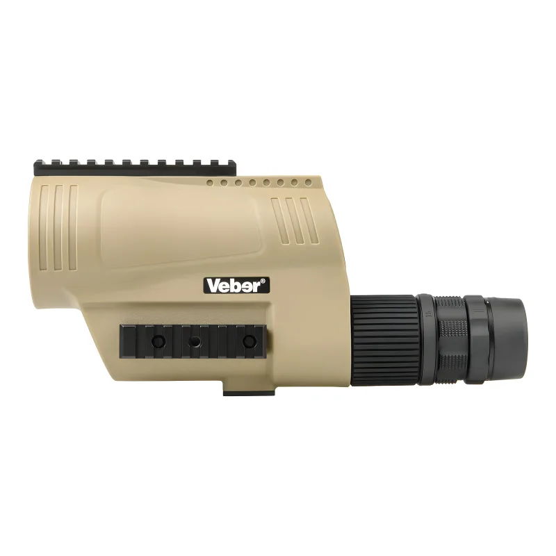 Зрительная труба Veber Defence PRO 15-45x60 ED FFP, боковой вид, песочная и черная