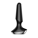 Черная анальная пробка 14см с вибрацией Satisfyer Plug-ilicious 2