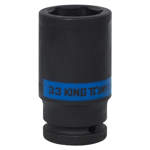 KING TONY (643533M) Головка торцевая ударная глубокая шестигранная 3/4", 33 мм