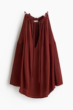 Оверсайз топ со стяжкой - H&M