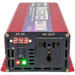 Инвертор 24V-220V 2200W красный RDDSPON
