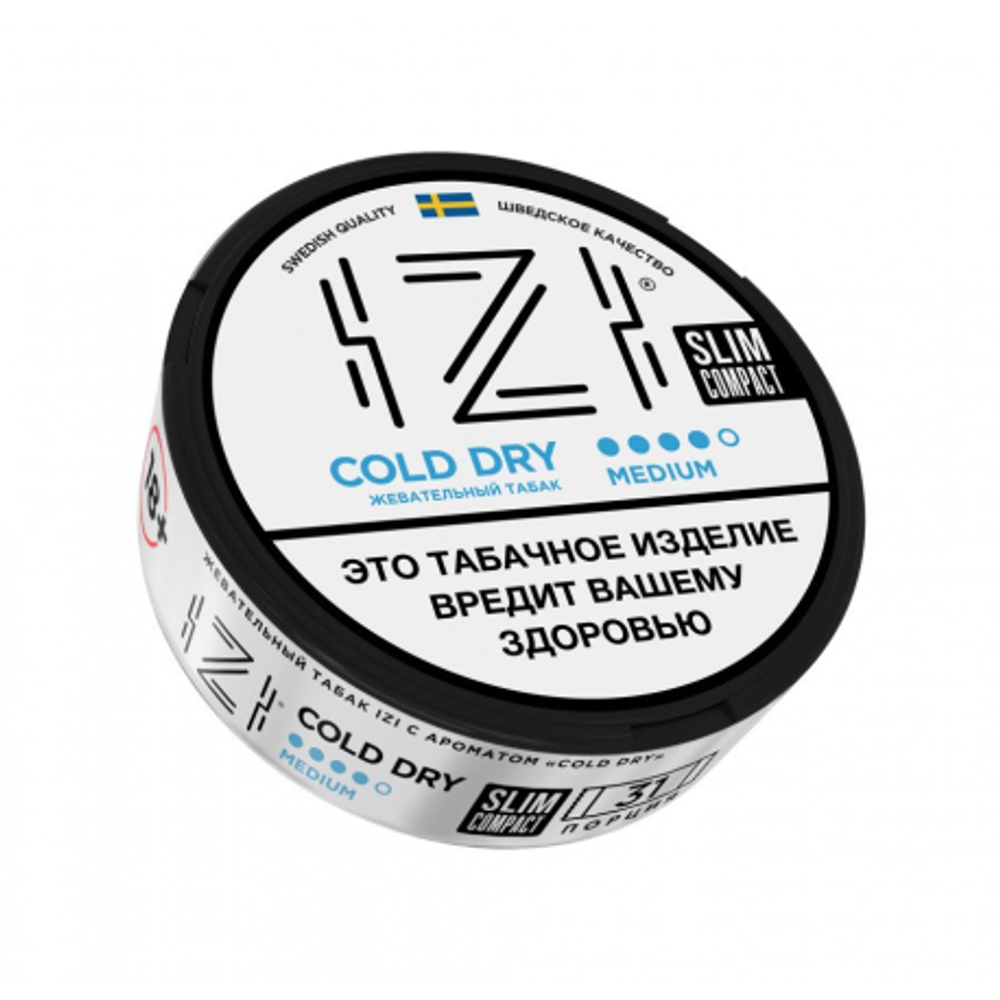 Жевательный табак "IZI SLIM" COLD DRY (М)