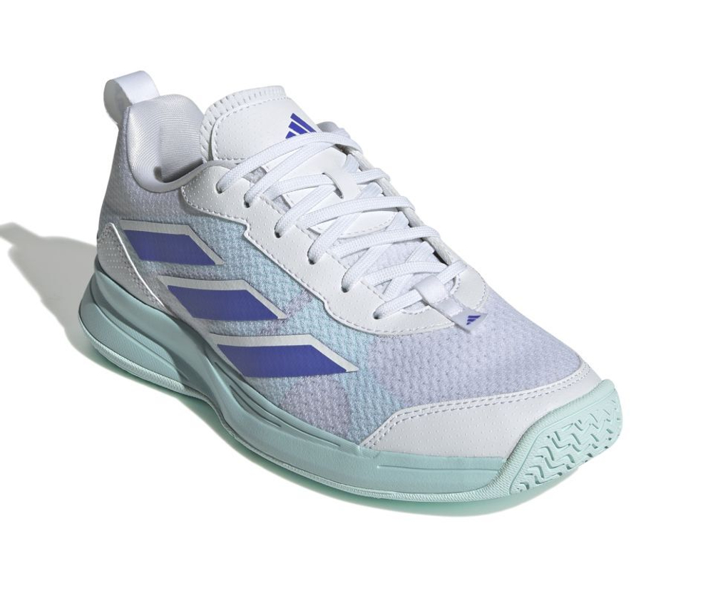 Женские Кроссовки теннисные Adidas Avaflash - белый, Бирюзовый