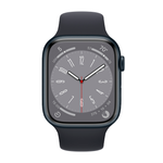 Умные часы Apple Watch Series 8 GPS + Cellular, 45mm, Stainless Steel Case with Sport Band (Серебристый)