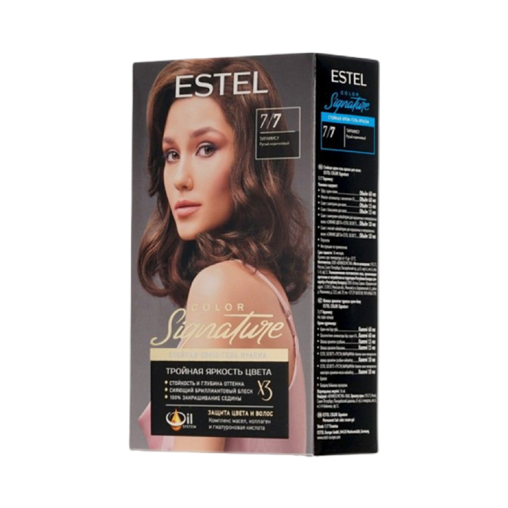 Краска для волос ESTEL COLOR Стойкая крем-гель  Signature Тирамису