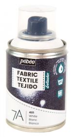 Краска для текстиля аэрозольная 7А Spray 100 мл, белый 805401, Pebeo