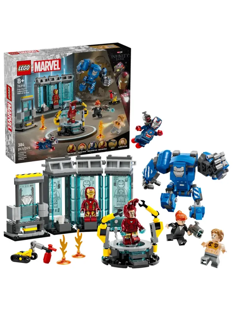 Конструктор MARVEL 76315 Лаборатория Железного человека