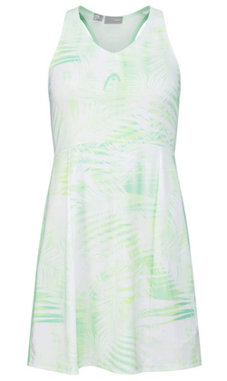 Женское теннисное платье Head Spirit Dress - pastel green/print vision
