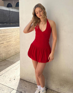 БЕНГАЛЬСКОЕ МИНИ-ПЛАТЬЕ - BERSHKA