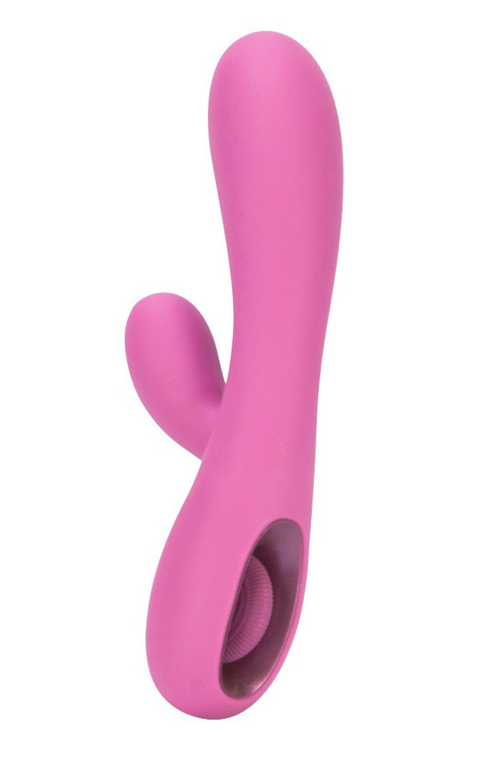 Розовый вибромассажер Tease 6x Rabbit Style со стимуляцией клитора - 17,8 см. (Цвет: розовый)