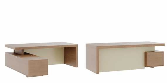Стол письменный с тумбой большой Концепт (Concept) CON362103 220x204x76