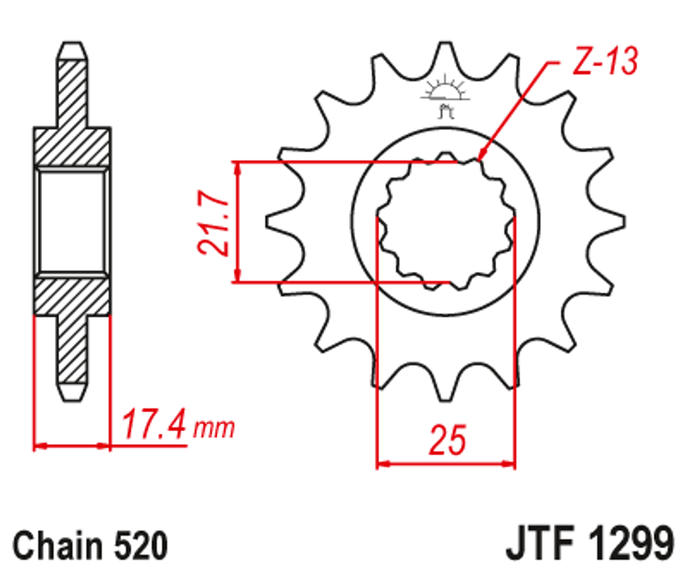 Звезда JTF1299.14