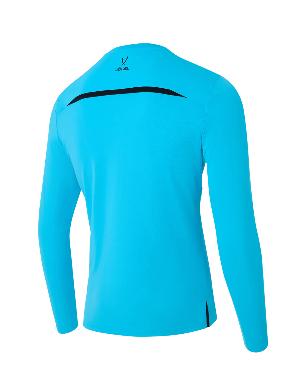 Футболка судейская с длинным рукавом DIVISION PerFormDRY Referee LS Tee, голубой