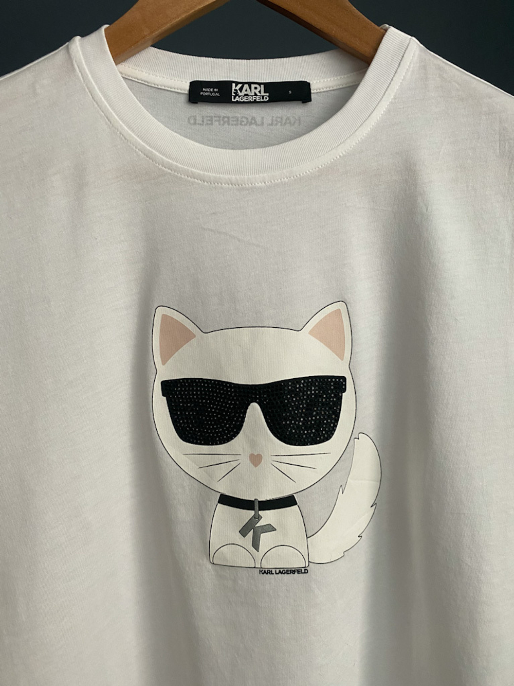 Хлопковая футболка Karl Lagerfeld