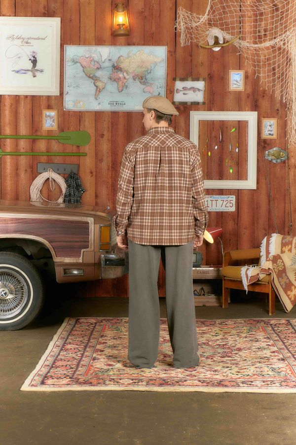 Рубашка Human Flannel Brown - фото 12