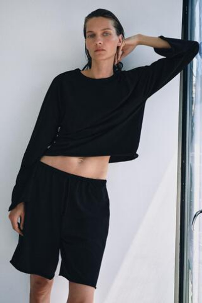 ХЛОПКОВЫЕ ШОРТЫ НА ШНУРКЕ — ZARA