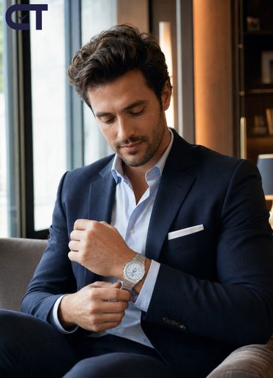 CASIO EFR-S108DE-2AVUDF EDIFICE мужские наручные часы — ультратонкая модель с синим текстурированным циферблатом и сапфировым стеклом