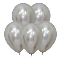 Шар 18" хром серебро, (Зеркальные шары) / Reflex Silver 981